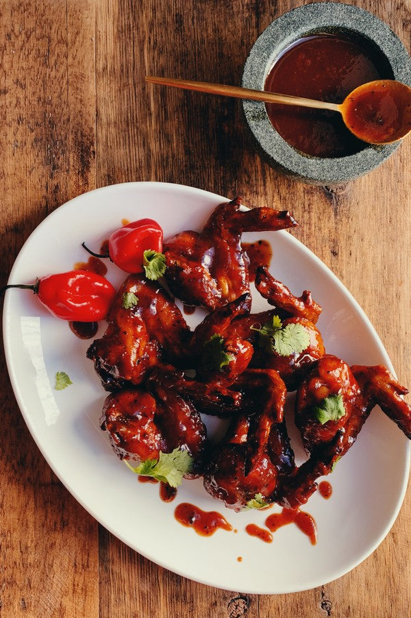 Spicy + Sticky Tamarind BBQ Wings